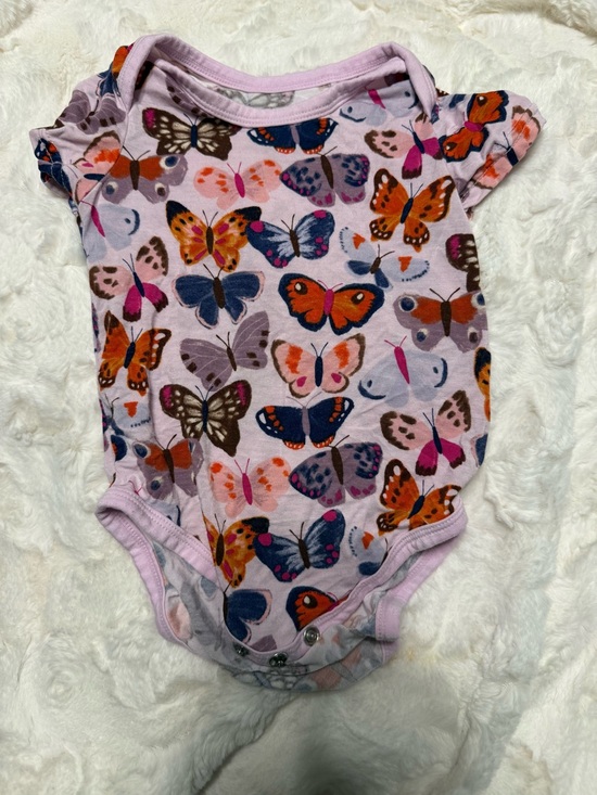 Little Sleepies Other - Little Sleepies Light Lavender Butterfly Print One-Piece